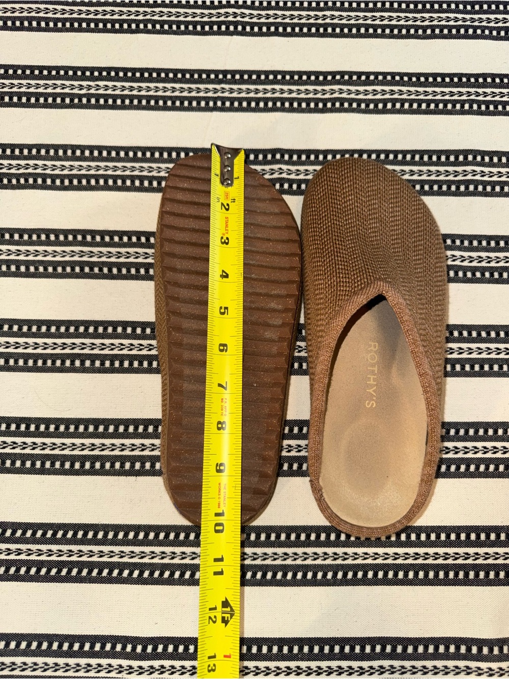Rothy's Women’s Original Camel Knit Slip-On Clogs, 8 - Picture 11 of 12